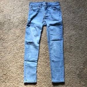 American Eagle Grey & Blue Jeans 26x28